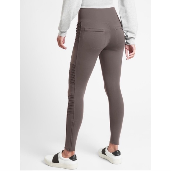 Athleta Delancey Moto Tight - Coffee House NWT! - Picture 8 of 12